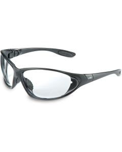 UVXS0600 image(0) - Uvex Seismic Orange Safety Glasses with Clear Anti-Scratch/Hard Coat Lens - S0600