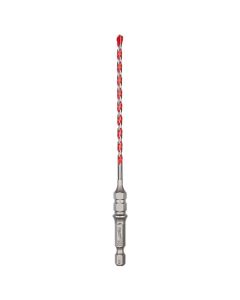 MLW48-20-9092 image(0) - Milwaukee Tool 5/32 Inch x 4 Inch x 6 Inch SHOCKWAVE Impact Duty Carbide Hammer Drill Bit for Concrete Screws