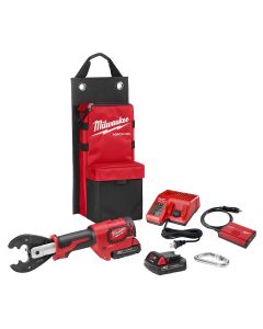 MLW2678-22BG image(0) - Milwaukee Tool M18FORCE LOGIC 6T Utility Crimper Kit with D3 Grooves and Fixed BG Die