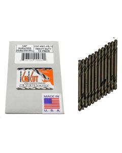 KNKKK2-1-8-12PK image(0) - KnKut KnKut 12pc Pack of 1/8" Double End Drills