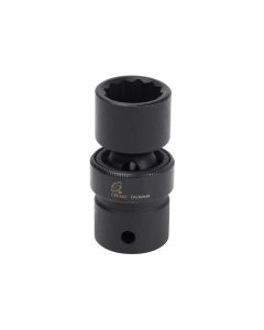 SUN219ZUM image(0) - SUNEX SOC 19MM 1/2D IMP UNIV 12PT DP BLK