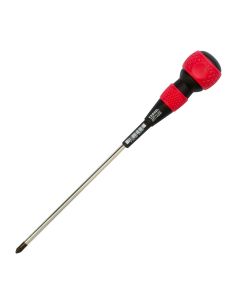 VES220P2200 image(0) - Vessel Tools No.220 Ball Grip Screwdriver PH2x200