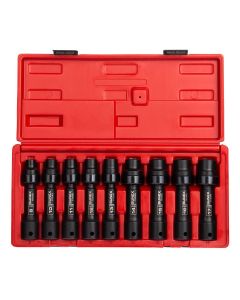 SUN2695 image(0) - SUNEX 9-Piece 1/2 in. Drive 12-Point Metric
