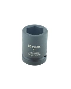 KTI34132 image(1) - K Tool International 1" SOC IMP 3/4" DR STANDARD 6 PT