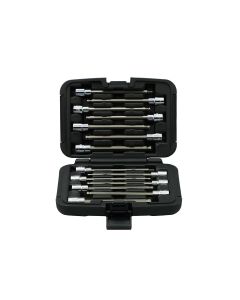 VIMBHXLM100 image(0) - VIM Tools 14 PC. MASTER 6'' LONG BALL HEX DRIVER SET - 3/8'' DR.