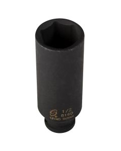 SUNEX SOC 1/2 1/4D IMP 6PT DP BLK