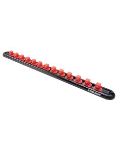 JSP60729 image(0) - J S Products (steelman) 3/8-Inch Drive 13-Piece Aluminum Socket Storage Rail