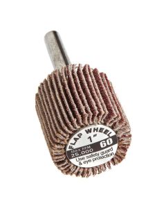 FOR60190 image(1) - Forney Industries Forney 60190 Flap Wheel, Shank Mounted, 1 in x 1 in, Grit: 60