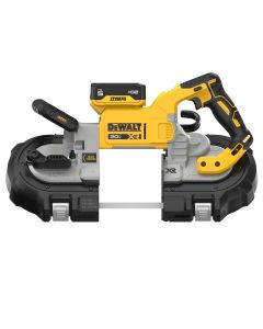DWTDCS376P2 image(1) - DEWALT 20V MAX* 5 in. Dual Switch Band Saw Kit