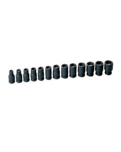 GRE1213MG image(0) - Grey Pneumatic 3/8" Drive 13 Piece Metric Magnetic Impact Set