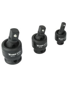TIT40160 image(1) - TITAN 3 Pc. Impact Socket Universal Joint S