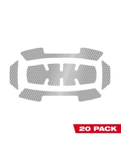 MLW48-73-4600B image(0) - Milwaukee Tool 20 PACK 5PC BOLT Reflective Sticker Set - Silver
