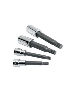 SKT19704 image(0) - S K Hand Tools SOCKET SET TRIPLE SQUARE BIT 4PC