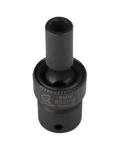 SUN805UM image(0) - SUNEX SOCKET IMPACT FLEX 5MM 1/4IN. DRIVE STD 6 POINT
