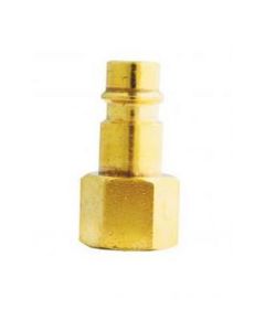 MIL761 image(1) - Milton Industries HI-Flo V-Style 1/4" FNPT Brass Plug