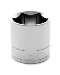 WLMW32040 image(0) - Wilmar Corp. / Performance Tool 1/2" Dr 6pt Std. Socket 1-1/4"
