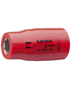 KNIPEX HEX SOCKET, 1/2IN-1,000V INSLTD 10 MM