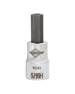 Mayhew Mayhew 5/16-Inch Tamper SAE Hex Short Insert Socket Bit, 3/8-Inch Drive