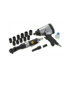 TITAN Air Impact Combo Tool Kit - 19 Piece