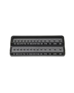 Mechanic's Time Savers 1/4" SAE Peg Socket Holder - Gray