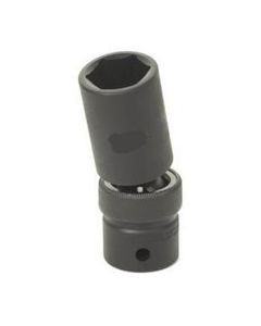 GRE2015UMD image(1) - Grey Pneumatic 1/2" Drive x 15mm Deep Universal Socket 6 Point - Black