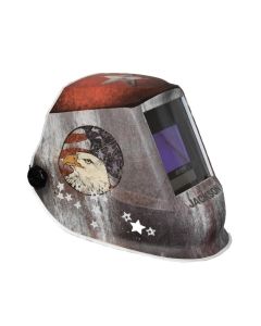 JCK47103 image(0) - Jackson Safety Welding Helmet - Auto Darkening - Nylon - 3.94" x 2.36" Viewing Area - Shade 4/5-13 Variable ADF 1/1/1/1 - 370 Speed Dial Headgear - Freedom Graphics