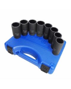 AST78868 image(0) - Astro Pneumatic 8pc 12-Point Axle Nut Socket Set