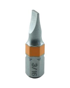 Slotted Bit 3/16, 1/4" Dr
