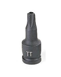 Grey Pneumatic 1/4" Dr x TT9 Tamper Proof TORX Driver