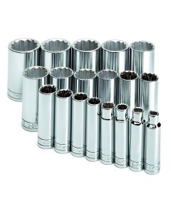 SKT4819 image(0) - S K Hand Tools Set Skt 1/2dr Dp 12pt Fr 19pc