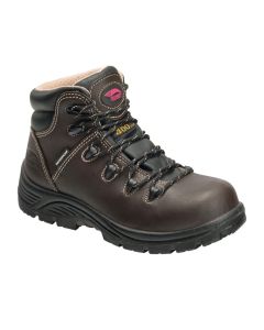 Avenger Framer Series - Women's High Top Work Boots - Composite Toe - IC|EH|SR|PR - Brown/Black - Size: 6.5M