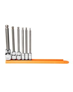 MAY81466 image(1) - Mayhew Buy 16034 7 PC Metric Hex Medium Insert Socket Bit Set and 16036 6 PC Metric Ball Hex Medium Insert Socket Bit Set and get 16050 4 PC Custom Head Bolt Long Insert Socket Bit Set Free