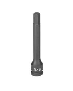 GRE19124F image(0) - Grey Pneumatic 3/8" Drive x 3/8" Hex Driver 4" Length