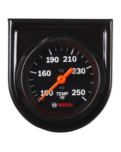 BOSSP0F000053 image(0) - Bosch 2" Mechanical Water/Oil Temp Guage (Black Face)
