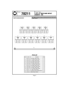 AST7821110 image(0) - Astro Pneumatic 1/2 inch 15/16 Impact Nano Socket