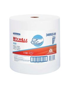 KIM34955 image(1) - Kimberly-Clark WYPALL X60 WIPERS WHITE JUMBO ROLL KREW 500