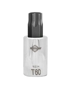MAY16224 image(2) - Mayhew Mayhew T60 Torx&reg; Short Insert Socket Bit, 1/2-Inch Drive