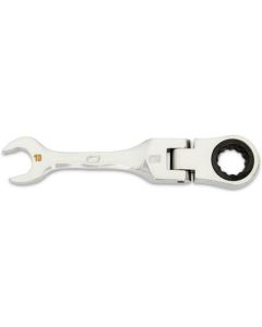 GearWrench 10mm 90-Tooth 12 Point Stubby Flex Combination Ratcheting Wrench