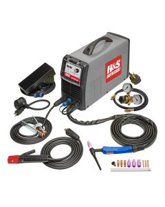 H&S AutoShot HSW-6321 TIG Welder 200 Amp AC/DC Pulse Inverter with 16 Parameter Settings (110-240VAC)