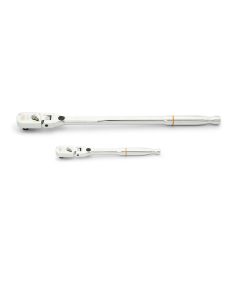 KDT81380 image(0) - GearWrench 2 Piece 1/4 Inch & 3/8 Inch Drive 120XP Locking Flex Head Ratchet Set