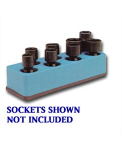 MTS880 image(0) - Mechanic's Time Savers SOC HOL 3/8U IMP BLUE NEON 8 HOLE