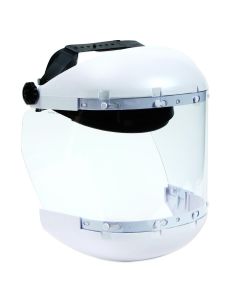 SRWS31140 image(0) - Sellstrom Face Shield - 311 Series - 6.5" x 19.5" x .040" Window - Clear AF - Ratcheting Headgear - Dual Crown