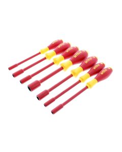 WIH32293 image(1) - WIHA Tools 7 Piece Insulated SoftFinish Nut Driver Set - Metric