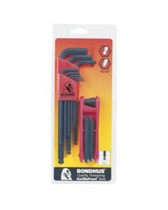 BND14187 image(0) - Bondhus Corp. 9PC L SET/7PC FOLDUP