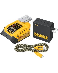 DWTDCB094K image(0) - DeWalt 20V MAX*/FLEXVOLT 5 amp USB Charging Kit