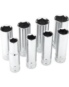 Wilmar Corp. / Performance Tool 8 Pc 1/2'' Dr SAE Deep Skt Set