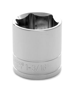 WLMW32038 image(0) - Wilmar Corp. / Performance Tool 1/2" Drive 1-3/16" 6pt Socket