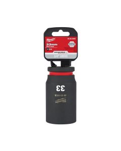 MLW49-66-6408 image(1) - Milwaukee Tool SHOCKWAVE Impact Duty  3/4"Drive 33MM Deep 6 Point Socket