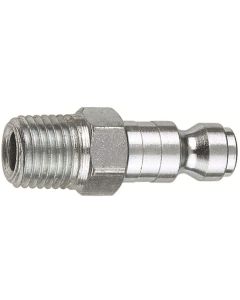 AMFCP1-10 image(0) - Amflo 1/4" Coupler Plug with 1/4" Male thread Automotive T Style- Pack of 10