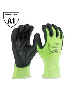 MLW48-73-8913 image(0) - High Visibility Cut Level 1 Polyurethane Dipped Gloves - XL